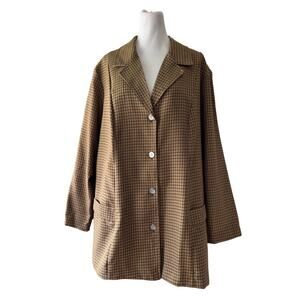 Vintage ‘90s Betsy’s Things Tan Lightweight Single Breasted Blazer